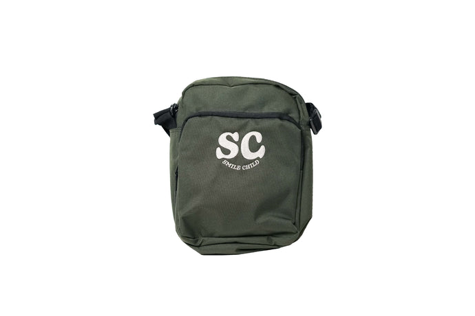 SC Crossbody Bag in Olive Green